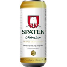 Пиво Spaten, Munchen, in can, 0.5 л